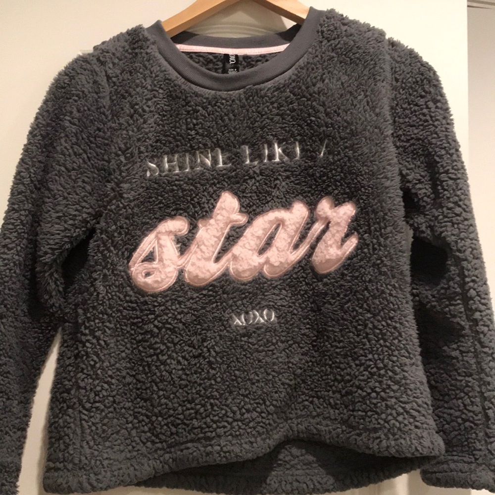 fuzzy pajama top